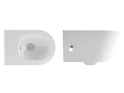 Rim-Art Wall-Hung Closet - With Integrated Tap (hot-cold water connection) - (100315)